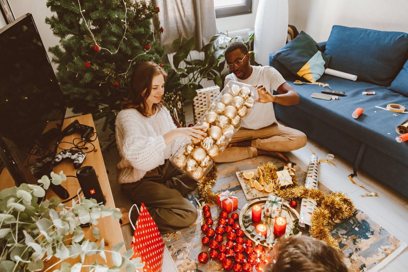 Finding Warmth with an Artificial Flip Christmas Tree